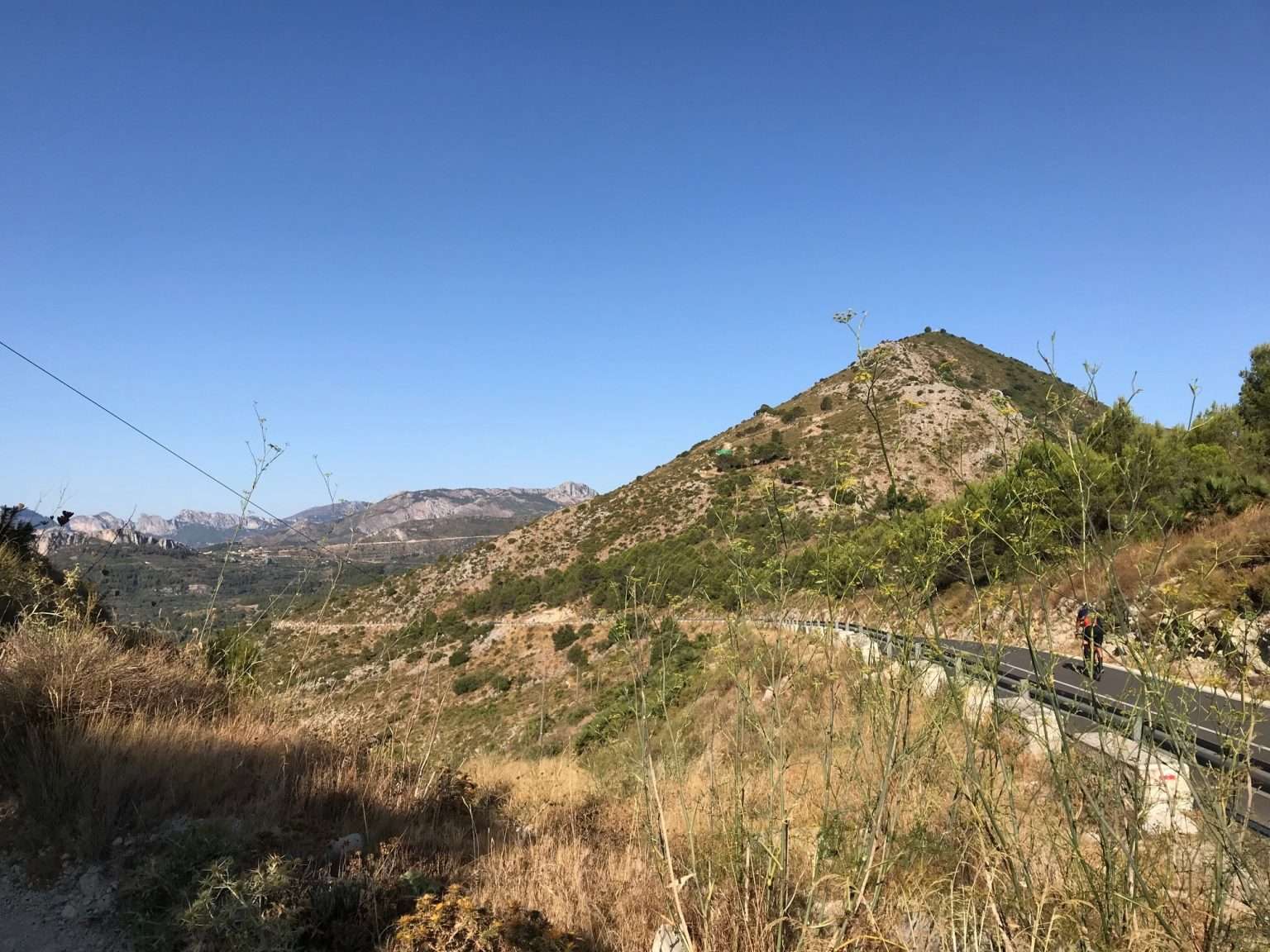 Hills and road