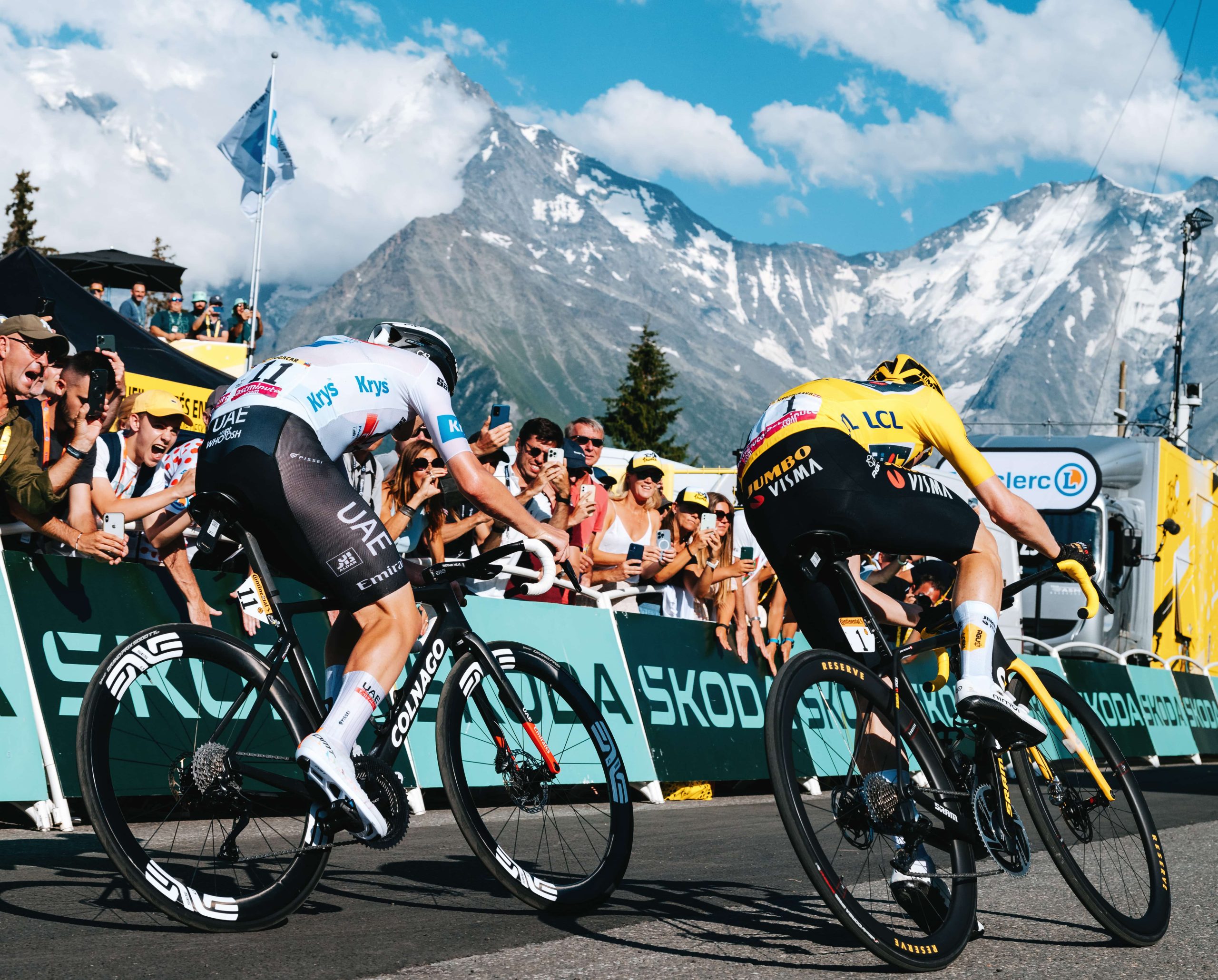 Cyclists and Spectators